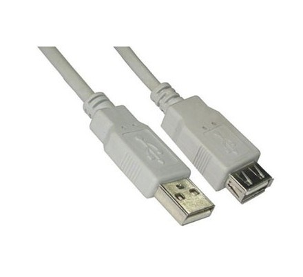 CABLE DE EXTENSION USB TIPO A-F 1 M