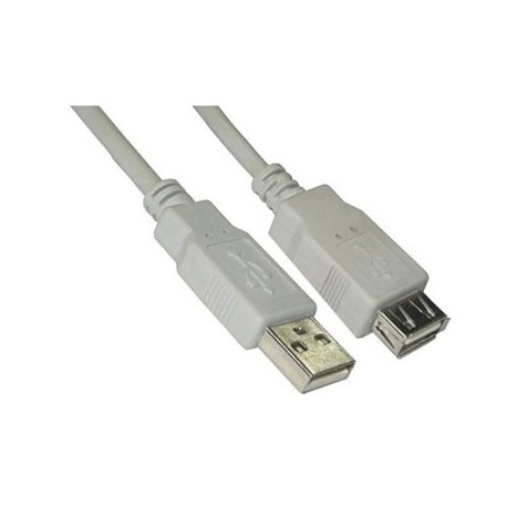 CABLE DE EXTENSION USB TIPO A-F 1 M