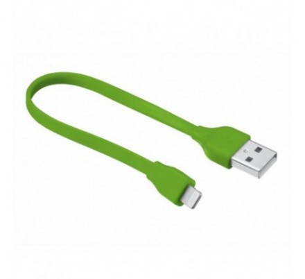 CABLE PLANO USB LIGHTNING 20 CM GREEN URBAN REVOLT