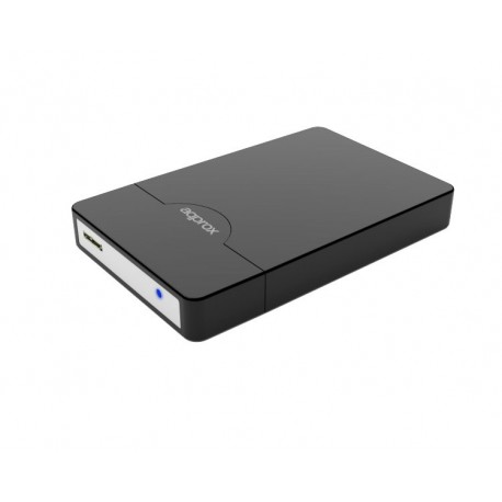 CAJA EXTERNA USB 2.5'' SATA SCREWLESS BLACK APPROX