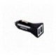 CARGADOR USB DUAL PARA COCHE 3.1A BLACK APPROX