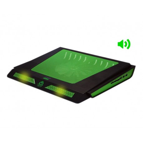 KEEPOUT GAMING COOLER PAD + 7W SPEAKERS