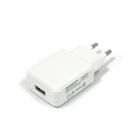 CARGADOR TABLET 5V 2A WHITE + CABLE USB LEOTEC