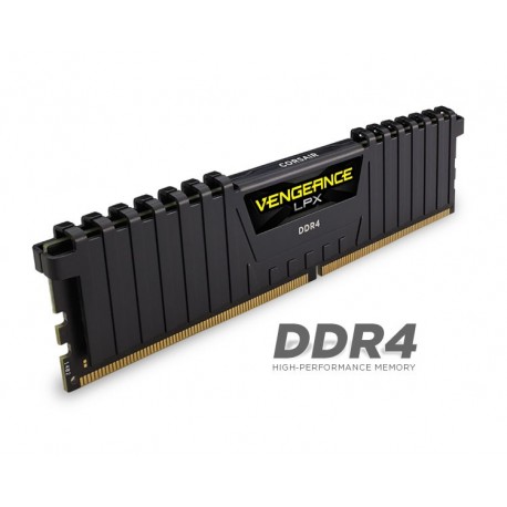 DDR4 16 GB(2X8KIT) 2400 VENGEANCE LPX BLACK CORSAIR