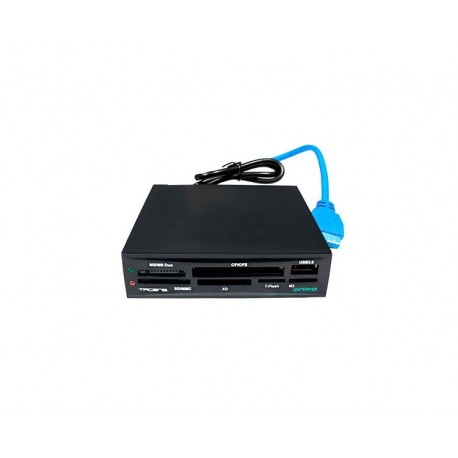 MULTILECTOR INTERNO ANIMA USB2.0 + USB 3.0 BLACK TACENS