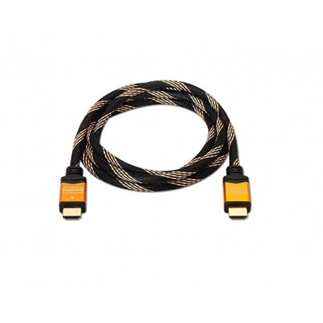 CABLE CONEXION HDMI V1.4 TIPO M-M 1 M ORO NANOCABLE