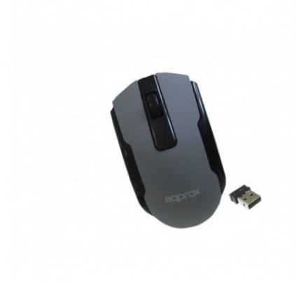 MOUSE OPTICO WIRELESS OFFICE GREY APPROX