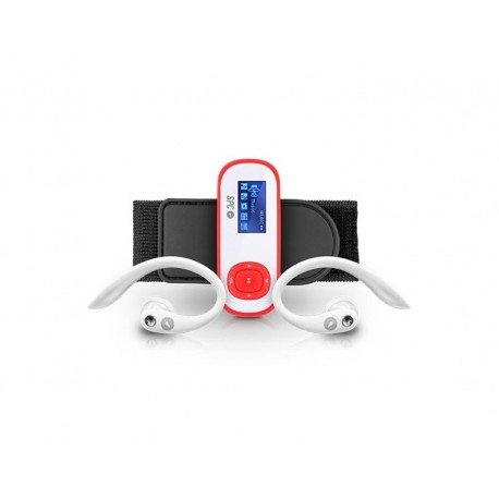 SPC REPRODUCTOR MP3 SPORT CLIP PEDOMETER 8 GB CORAL