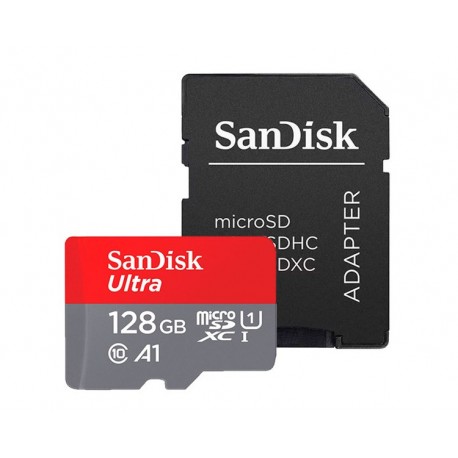 MICRO SD 128 GB 1 ADAP. CLASS 10 SANDISK