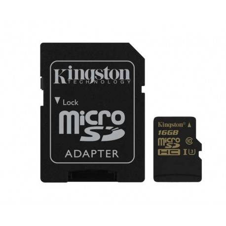 MICRO SDHC 16 GB 1 ADAP. ACTION CARD U3 KINGSTON