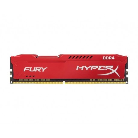 DDR4 8 GB 2400 Mhz. HyperX FURY RED KINGSTON