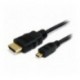 CABLE MICRO HDMI-HDMI TIPO M-M 0.8 M