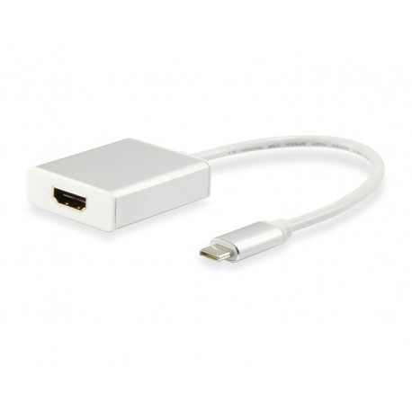 CABLE USB TYPE-C MACHO  A HDMI HEMBRA 0.15CM EQUIP
